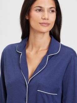 LASCANA Nightwear Pyjama, Durchgeknöpft -CALIDA-Shop Lascana Nightwear Pyjama durchgeknoepft blau KK 100 42 NAVY 2