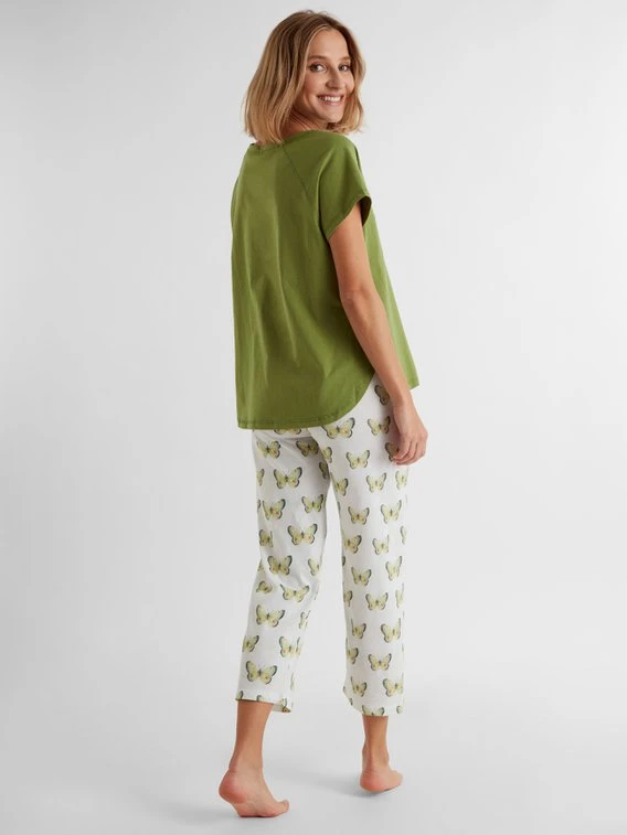 Louis & Louisa Einfach Zauberhaft Capri-Pyjama 4 Louis & Louisa Einfach Zauberhaft Capri-Pyjama – Bild 2