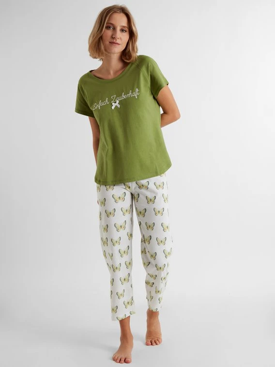 Louis & Louisa Einfach Zauberhaft Capri-Pyjama 3 Louis & Louisa Einfach Zauberhaft Capri-Pyjama