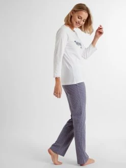 Louis & Louisa Traumfrau Pyjama, Lang -CALIDA-Shop Louis Louisa Traumfrau Lang Pyjama grau 22TFPY WA 2