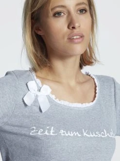 Louis & Louisa Zeit Zum Kuscheln Pyjama, Lang -CALIDA-Shop Louis Louisa Zeit zum Kuscheln Pyjama lang grau 18ZKPRGR GR 3