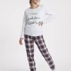 Louis & Louisa Wunderbare Kuschelzeit Bündchen-Pyjama 2 Louis & Louisa Wunderbare Kuschelzeit Bündchen-Pyjama -CALIDA-Shop Louis und Louisa Wunderbare Kuschelzeit Buendchen Pyjama weiss 22WKPB WA