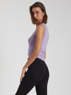 MANDALA Tops Top Mit Seitlichen Raffungen 9 MANDALA Tops Top Mit Seitlichen Raffungen -CALIDA-Shop Mandala Tops Top seitliche Raffungen violett TO52JE10 VIOLET 3