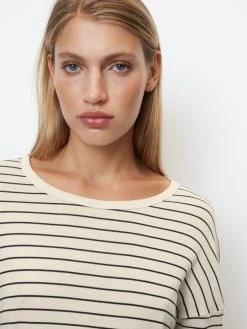 Marc O'Polo Summer Sensation Langarm-Nachthemd -CALIDA-Shop Marc OPolo Summer Sensation Langarm Nachthemd weiss 23Q1W00180 133 3