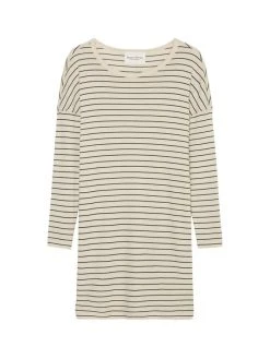 Marc O'Polo Summer Sensation Langarm-Nachthemd -CALIDA-Shop Marc OPolo Summer Sensation Langarm Nachthemd weiss 23Q1W00180 133 4