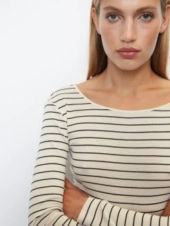 Marc O'Polo Summer Sensation Langarm-Shirt 8 Marc O'Polo Summer Sensation Langarm-Shirt -CALIDA-Shop Marc OPolo Summer Sensation Langarm Shirt weiss 23Q1W00084 E133 2