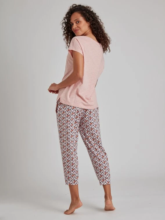 MEY Cassy Pyjama Mit 3/4-Hose 4 MEY Cassy Pyjama Mit 3/4-Hose – Bild 2