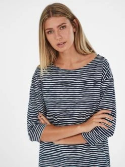 MEY Serie Abbi Bigshirt Mit 3/4-Ärmel, Länge 86cm -CALIDA-Shop Mey Damen Serie Abbi Bigshirt mit 3 4 aermel Laenge 86cm blau 16121 233 1631703908