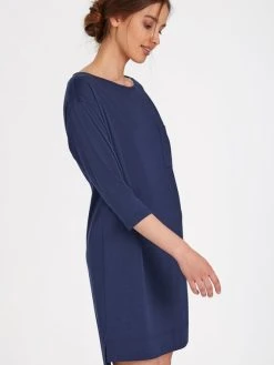 MEY Serie Liah Bigshirt Mit 3/4-Ärmel, Länge 86 Cm 10 MEY Serie Liah Bigshirt Mit 3/4-Ärmel, Länge 86 Cm -CALIDA-Shop Mey Damen Serie Liah Bigshirt mit 3 4 aermel blau 16111 233 1626262744