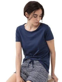 MEY Serie Liah T-Shirt -CALIDA-Shop Mey Damen Serie Liah T Shirt blau 16109 233 1631706915
