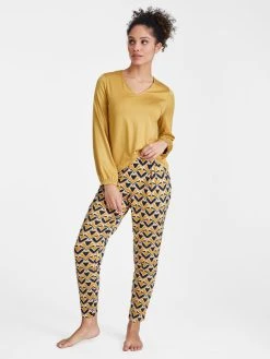 MEY Serie Alena Langarm-Shirt -CALIDA-Shop Mey Serie Alena Langarm Shirt gelb 17162 79 2