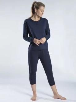 MEY Serie Ana Sweat-Pullover -CALIDA-Shop Mey Serie Ana Sweat Pullover blau 16964 408 2