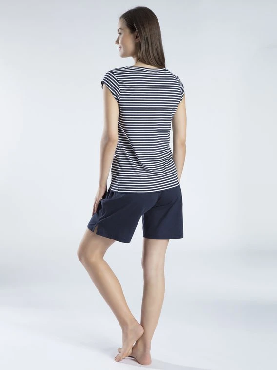 MEY Serie Demi Pyjama Mit Bermudas 4 MEY Serie Demi Pyjama Mit Bermudas – Bild 2