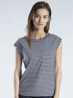 MEY Serie Oliv Ringel-T-Shirt