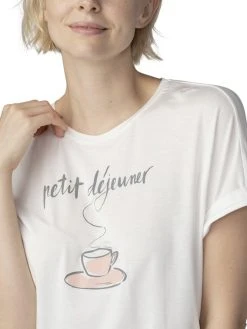 MEY Sleep & Easy Kurzarm-Shirt 8 MEY Sleep & Easy Kurzarm-Shirt -CALIDA-Shop Mey Sleep Easy Kurzarm Shirt beige 16315 582 2