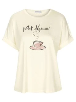 MEY Sleep & Easy Kurzarm-Shirt 9 MEY Sleep & Easy Kurzarm-Shirt -CALIDA-Shop Mey Sleep Easy Kurzarm Shirt beige 16315 582 3