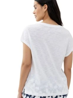 MEY Soraya Kurzarm-Shirt -CALIDA-Shop Mey Soraya Kurzarm Shirt grau 17512 297 1