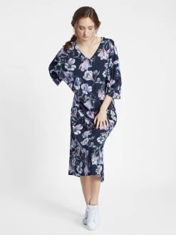 Nanso Kellotarha Kaftan, Länge 120cm -CALIDA-Shop Nanso Kellotarha Kurzarm Shirt blau 27549 3605 2