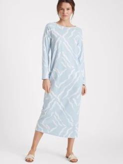 Nanso Selina Langes Nachtkleid, 130cm -CALIDA-Shop Nanso Selina Langes Nachtkleid 130cm blau 27643 2395 2