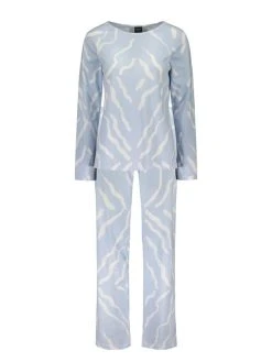 Nanso Selina Pyjama, Lang -CALIDA-Shop Nanso Selina Pyjama lang blau 27644 2395 2