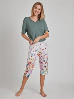 Nina Von C. Loungewear Halbarm-Shirt -CALIDA-Shop Nina Von C Dirndlwunder Halbarm Shirt gruen 16 460 874 0 463 2