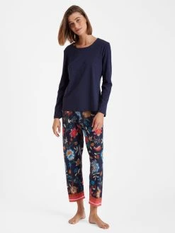 Nina Von C. Loungewear Dreams 7/8-Pants 9 Nina Von C. Loungewear Dreams 7/8-Pants -CALIDA-Shop Nina Von C Loungewear Dreams 7 8 Pants blau 93 262 902 910 3