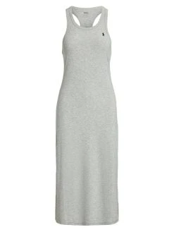 Polo Ralph Lauren Heirloom Rib Slip Dress -CALIDA-Shop Polo Ralph Lauren Damen TW NW LW Heirloom Rib Slip Dress grau 4P9026 202 4