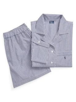 Polo Ralph Lauren Shirting Stripes Pyjama, Kurz -CALIDA-Shop Polo Ralph Lauren Damen TW NW LW Shirting Stripes Pyjama kurz blau 4P8010 933 3