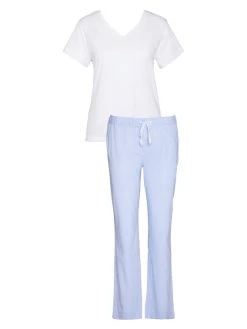 Lauren By Ralph Lauren Soft Jersey Lounge-Set -CALIDA-Shop Ralph Lauren Core Soft Jersey Lounge Set weiss ILN81794527 SET 100 4