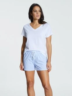 Lauren By Ralph Lauren Soft Jersey Shorts -CALIDA-Shop Ralph Lauren Core Soft Jersey Shorts blau ILN11794 486 2