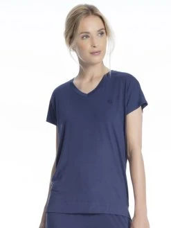 Lauren By Ralph Lauren Rayon Span Kurzarm-Shirt