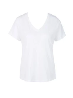 Lauren By Ralph Lauren Soft Jersey Kurzarm-Shirt -CALIDA-Shop Ralph Lauren Soft Jersey Kurzarm Shirt weiss I811527 100