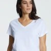 Lauren By Ralph Lauren Soft Jersey Kurzarm-Shirt 2 Lauren By Ralph Lauren Soft Jersey Kurzarm-Shirt -CALIDA-Shop Ralph Lauren Soft Jersey Kurzarm Shirt weiss I811527 100 1623674348