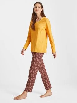 RINGELLA Bloomy Langarm-Shirt -CALIDA-Shop Ringella Bloomy Langarm Shirt gelb 2551406 410 2