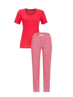 RINGELLA Bloomy Pyjama Mit T-Shirt -CALIDA-Shop Ringella Bloomy Pyjama mit T Shirt rot 325151410 SET 301 neu 3
