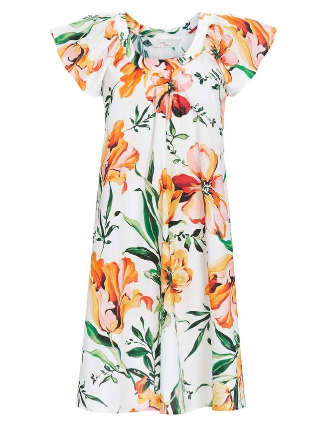 RINGELLA Cherie Line Kurzarm-Nachthemd, Länge 90cm 3 RINGELLA Cherie Line Kurzarm-Nachthemd, Länge 90cm