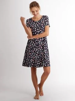 RINGELLA It’s For You! Kurzarm-Nachthemd, Länge 100cm