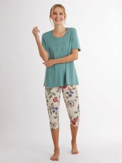 RINGELLA Women Capri-Pyjama -CALIDA-Shop Ringella Women Capri Pyjama gruen 3211201 550 2