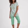 RINGELLA Women Capri-Pyjama 2 RINGELLA Women Capri-Pyjama -CALIDA-Shop Ringella Women Capri Pyjama gruen 3211233 547