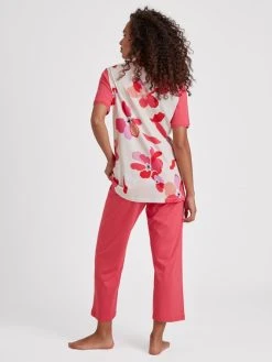 RINGELLA Women Pyjama Mit 7/8-Hose -CALIDA-Shop Ringella Women Pyjama mit 7 8 Hose rot 3211239 832 1