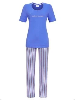 RINGELLA Women Pyjama Mit Kurzarm-Shirt 7 RINGELLA Women Pyjama Mit Kurzarm-Shirt -CALIDA-Shop Ringella Women Pyjama mit Kurzarm Shirt blau 3211236 201 2