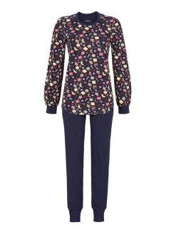 RINGELLA Women Bündchen-Pyjama -CALIDA-Shop Ringella Women Pyjama lang blau 2511252 286 2