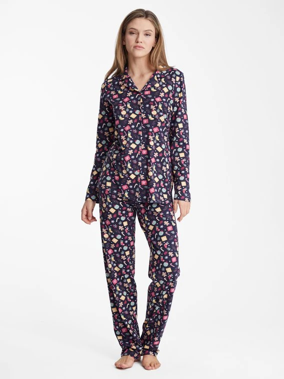 RINGELLA Women Pyjama, Durchgeknöpft 3 RINGELLA Women Pyjama, Durchgeknöpft