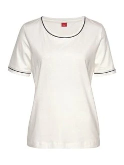 S.Oliver Perfect Nights T-Shirt 10 S.Oliver Perfect Nights T-Shirt -CALIDA-Shop SOliver Perfect Nights T Shirt weiss AK 04 46 ECRU 3