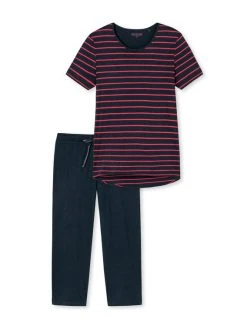 Schiesser Basic Night Capri-Pyjama -CALIDA-Shop Schiesser Basic Night Capri Pyjama rot 161067 913 3