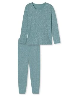 Schiesser Minimal Comfort Fit Pyjama, Lang -CALIDA-Shop Schiesser Minimal Comfort Fit Pyjama lang blau 176855 808 2