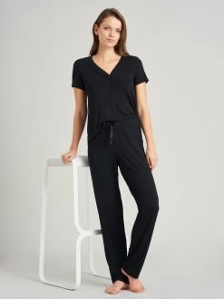 Schiesser Mix & Relax Hose, Lang 8 Schiesser Mix & Relax Hose, Lang -CALIDA-Shop Schiesser Mix Relax Hose lang schwarz 175480 000 1626433732