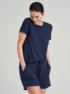 Schiesser Mix & Relax Shorts -CALIDA-Shop Schiesser Mix Relax Shorts blau 176418 800 1626433755