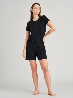 Schiesser Mix & Relax Shorts -CALIDA-Shop Schiesser Mix Relax Shorts schwarz 176418 000 1626433751