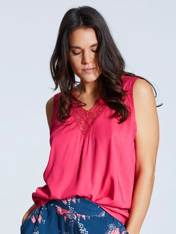 Schiesser Mix & Relax Trägertop Mit Spitze 3 Schiesser Mix & Relax Trägertop Mit Spitze